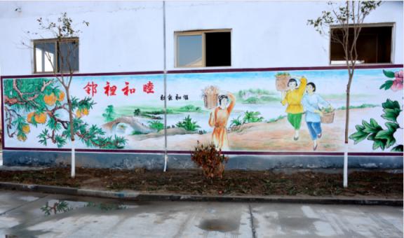 韶山乡镇文化墙 乡风文明焕发新活力
