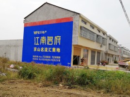 韶山农村墙体广告在不同形式上面展现的不同特色
