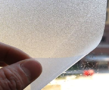 韶山玻璃门外面粘广告用什么材料好？